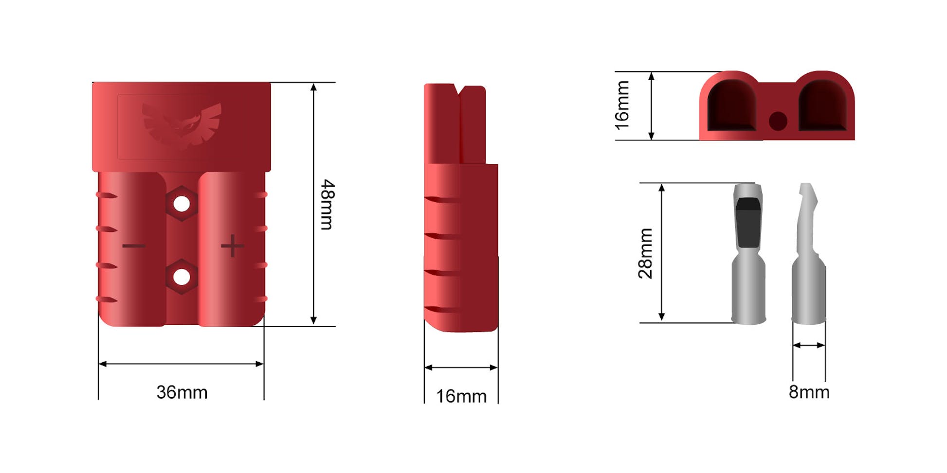 STEDI Anderson Plug | Red